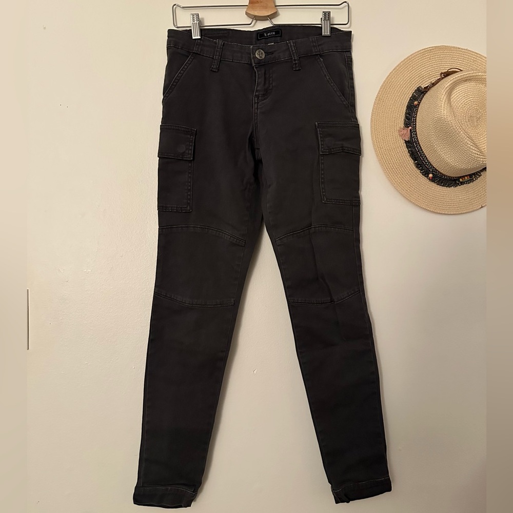 STS Blue Women's Black Skinny Cargo Pants